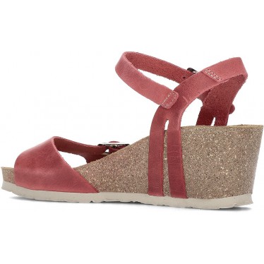 INTERBIOS W komfortablen Keil Sandalen ROJO2