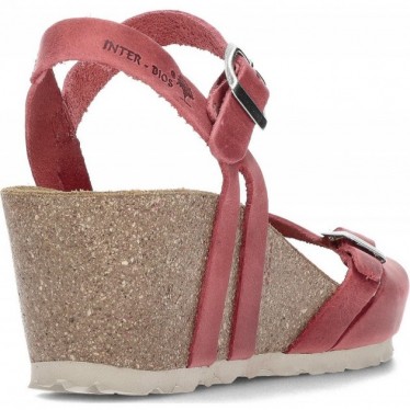 INTERBIOS W komfortablen Keil Sandalen ROJO2