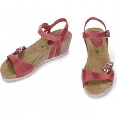 INTERBIOS W komfortablen Keil Sandalen ROJO2