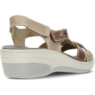Interbios Zopfsandalen 3017 BEIG_OURS