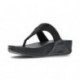 LULU KRISTALLVERZIERTE FITFLOP-SANDALEN BLACK