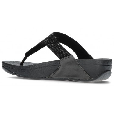 LULU KRISTALLVERZIERTE FITFLOP-SANDALEN BLACK