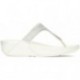 LULU KRISTALLVERZIERTE FITFLOP-SANDALEN CREAM