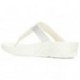LULU KRISTALLVERZIERTE FITFLOP-SANDALEN CREAM