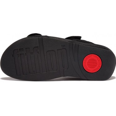 SANDALEN FITFLOP LULU ADJ SHIMMERLUX GA2 ALL_BLACK