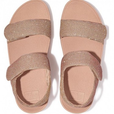 SANDALEN FITFLOP LULU ADJ SHIMMERLUX GA2 ROSE_GOLD
