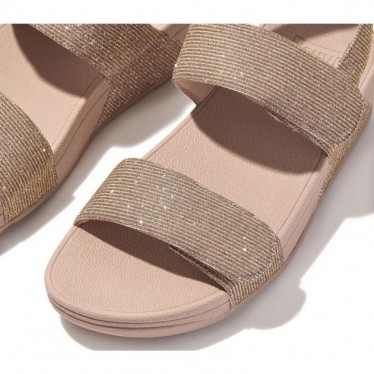 SANDALEN FITFLOP LULU ADJ SHIMMERLUX GA2 ROSE_GOLD