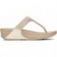 LULU KRISTALLVERZIERTE FITFLOP-SANDALEN BEIGE