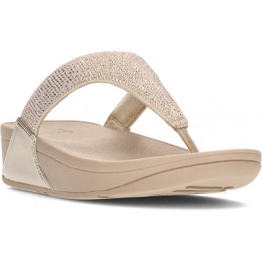 LULU KRISTALLVERZIERTE FITFLOP-SANDALEN BEIGE