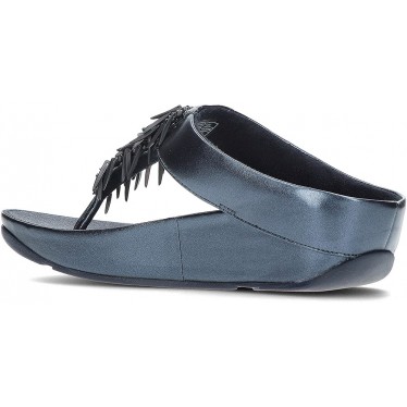 FitFlop HI7 Rumba Metallic-Sandalen mit Perlen NAVY