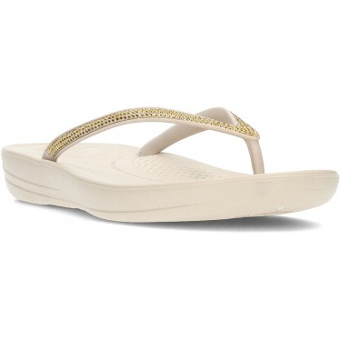 SANDALEN FITFLOP IQUSHION SPARKLE R08 BEIGE