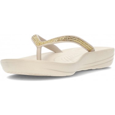 SANDALEN FITFLOP IQUSHION SPARKLE R08 BEIGE