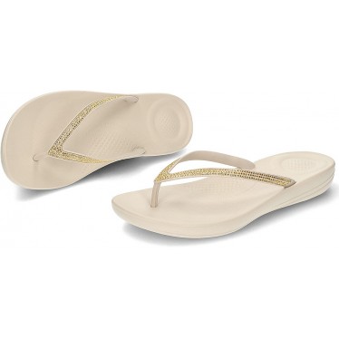 SANDALEN FITFLOP IQUSHION SPARKLE R08 BEIGE