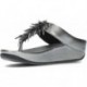 FitFlop HI7 Rumba Metallic-Sandalen mit Perlen PEWTER_BLACK