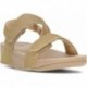 SANDALEN FITFLOP LULU ADJ SHIMMERLUX GA2 LATTE_BEIGE