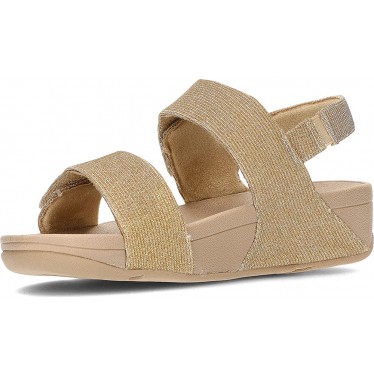 SANDALEN FITFLOP LULU ADJ SHIMMERLUX GA2 LATTE_BEIGE