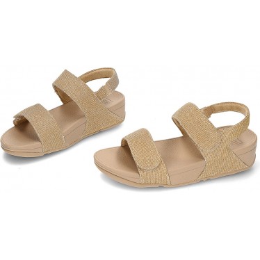 SANDALEN FITFLOP LULU ADJ SHIMMERLUX GA2 LATTE_BEIGE