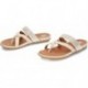 FitFlop HO5 Gracie Crystal Ledersandalen BEIGE