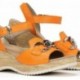 FLIEßENDE SANDALEN D9034 NARANJA