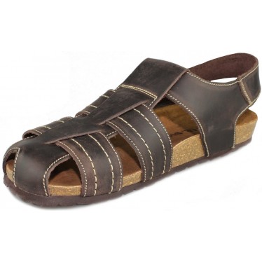 Interbios geschlossen Sandalen MARRON