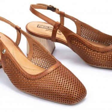 Pikolinos W9P-5738 Murcia Slingback-Ballerina BRANDY