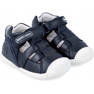 BIOMECANICS FIRST STEPS LEDERSANDALEN 222140 AZUL_MARINO