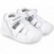BIOMECANICS FIRST STEPS LEDERSANDALEN 222140 BLANCO