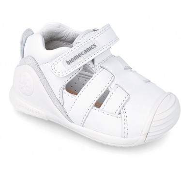 BIOMECANICS FIRST STEPS LEDERSANDALEN 222140 BLANCO