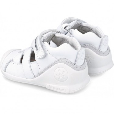 BIOMECANICS FIRST STEPS LEDERSANDALEN 222140 BLANCO