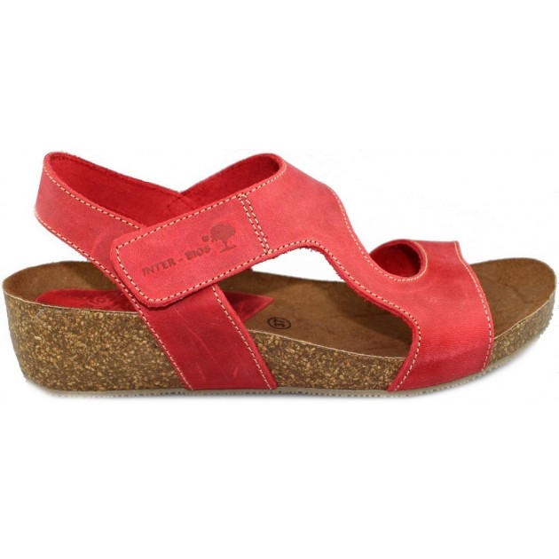 INTERBIOS Sommer Sandalen ROJO INTERBIOS Sommer Sandalen ROJO
