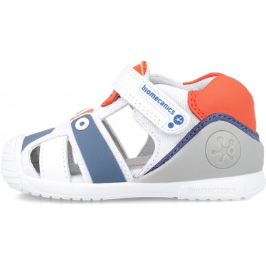 BIOMECANICS FIRST STEPS SANDALE SPORT 242154-A BLANCO_NARANJA