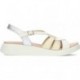 WONDERS PATERNA C-6530 SANDALE PLATINO