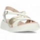 WONDERS PATERNA C-6530 SANDALE PLATINO