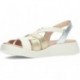 WONDERS PATERNA C-6530 SANDALE PLATINO