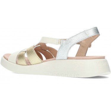 WONDERS PATERNA C-6530 SANDALE PLATINO
