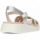 WONDERS PATERNA C-6530 SANDALE PLATINO
