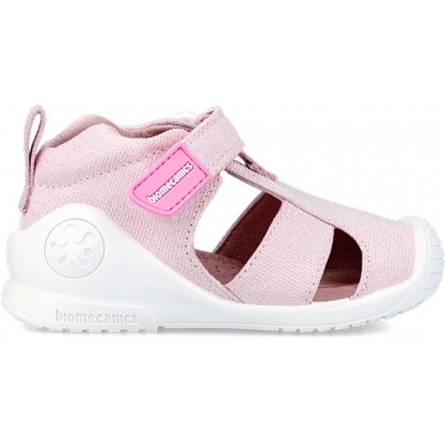 BIOMECANICS FIRST STEPS SANDALE 242189 METALLIC ROSA
