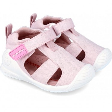 BIOMECANICS FIRST STEPS SANDALE 242189 METALLIC ROSA