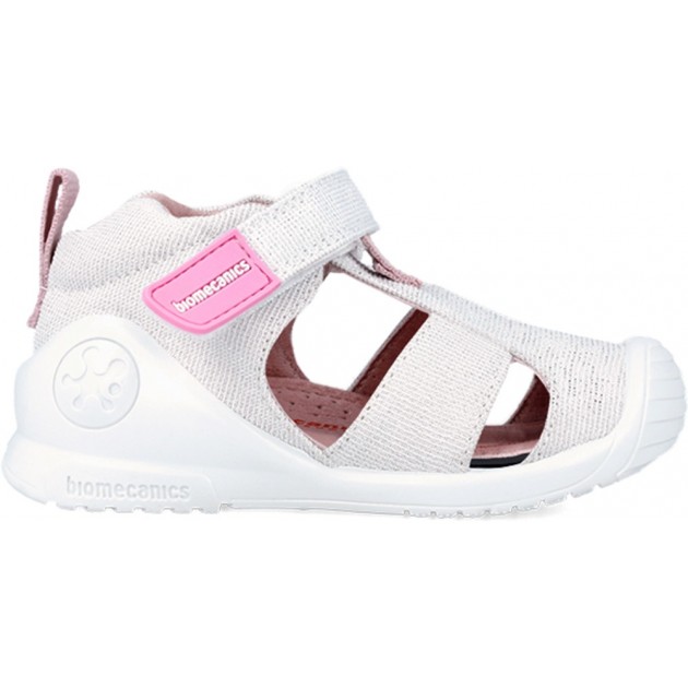 BIOMECANICS FIRST STEPS SANDALE 242189 METALLIC BLANCO