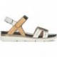 Stonefly 220834 Elody 24 Calf LTH Sandalen WHITE