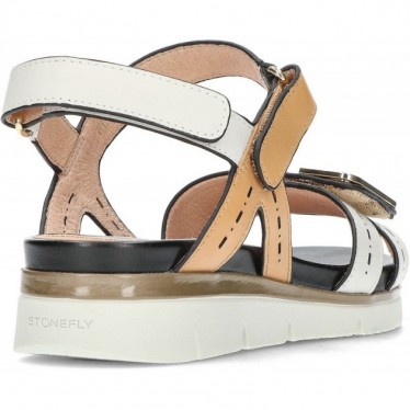 Stonefly 220834 Elody 24 Calf LTH Sandalen WHITE