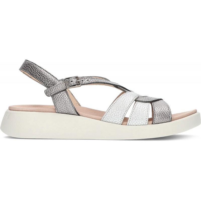 WONDERS PATERNA C-6530 SANDALE PLATA_PLOMO