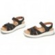 Comfort Class OSLO-18 Luxor Sandalen NEGRO