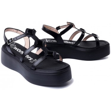 WONDERS CAROLINA A-3703 SANDALE BLACK