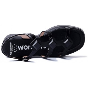 WONDERS CAROLINA A-3703 SANDALE BLACK