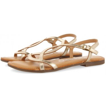 Gioseppo 69113 Lamin-Sandalen ORO