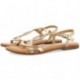 Gioseppo 69113 Lamin-Sandalen ORO