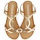 Gioseppo 69113 Lamin-Sandalen ORO