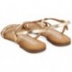 Gioseppo 69113 Lamin-Sandalen ORO