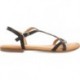 Gioseppo 69113 Lamin-Sandalen NEGRO